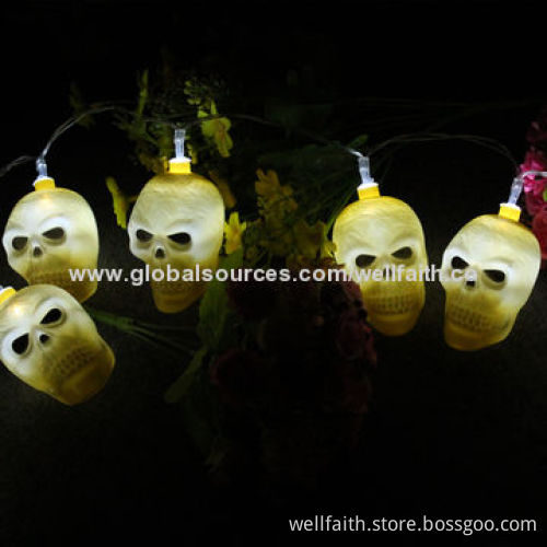 Hallowmas Decorated LED String Lights with Shape Decoration, 0.6W Rated Power